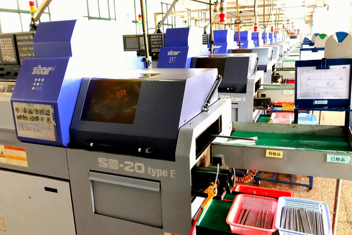 PLAM Star Swiss-type CNC lathe line